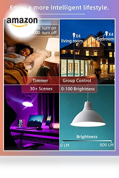 Smart LED Light Bulb - Color Changing Bulbs — LED, Dawwee