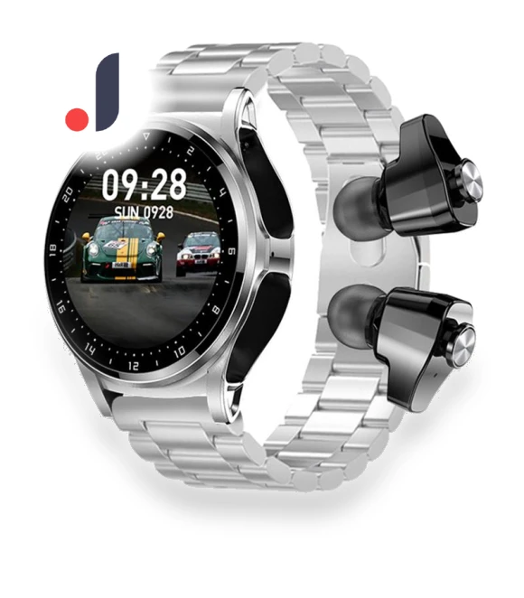 Smart Watch GT66 TWS 2 in 1 Headphones — Wearable Accessories, ESTG