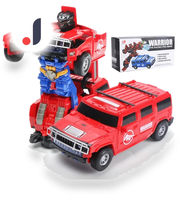 Universal Projection, Automatic Deforming Toy Cars, Electric Light Music Police Hummer, Dancing Robot — Toy Vehicles, Plastic Toys