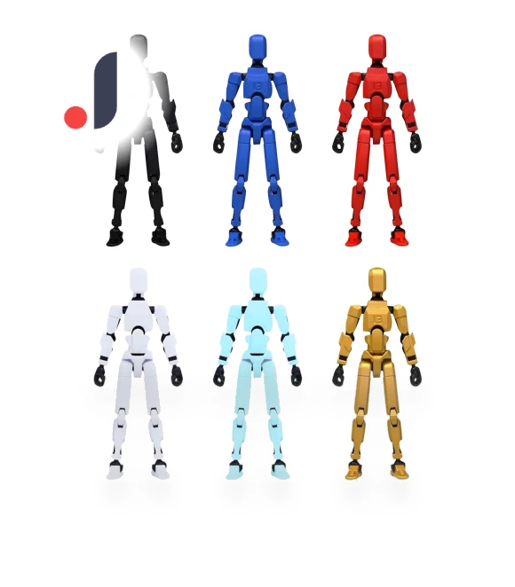 3D Printed Titan Robot Mobile Doll Set — Collectible Statues, Hong Art