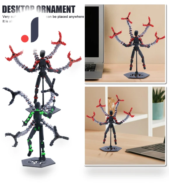 3D Printed Titan Robot Mobile Doll Set — Collectible Statues, Joliannss
