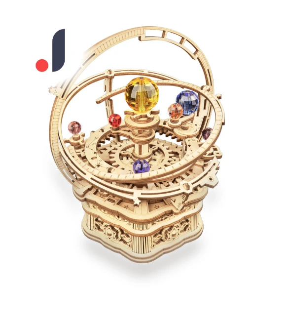 3D Wooden Puzzle Music Box — Educational, LuckyTail