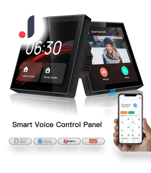 4-inch Full Screen Control Panel with ZigBee Gateway — Smart Home Hubs & Controllers, Smarter than future