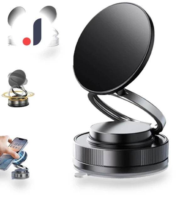 Adjustable 360° Vacuum Magnetic Phone Holder — Dashboard Installation Kits, Hong Art