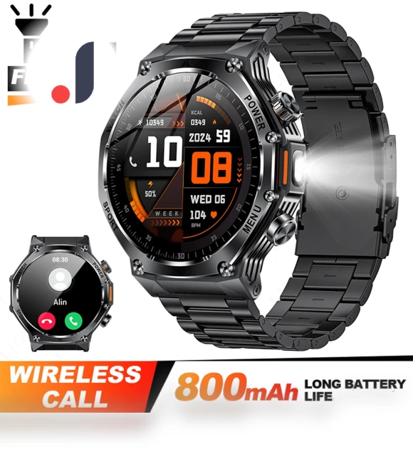 Bluetooth Calling Smartwatch with Heart Rate Monitor — Smartwatches, LIGE