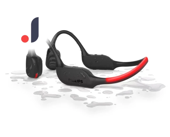 Bone Conduction Bluetooth Wireless Earphones with LED Safety Light — Audio Gear, AniWorld