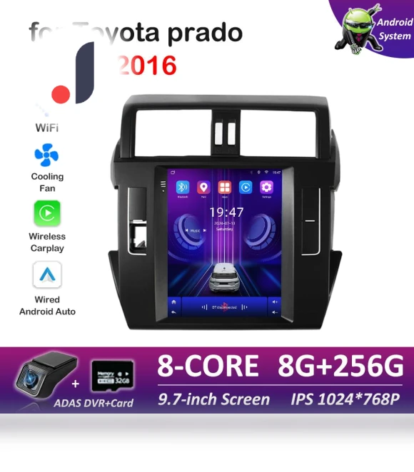 Cooling Fan Android Auto for Toyota Prado — Cooling Fan, AutoSphere