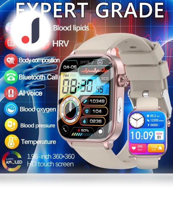 ECG+PPG Monitoring Smart Watch — Smartwatches, ElectronicsHome