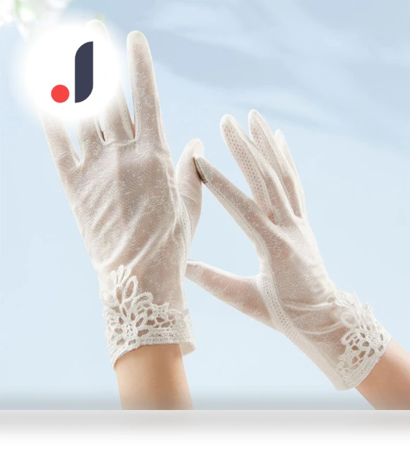Fashionable Summer Cotton Gloves with Print — Gloves, Co fashion