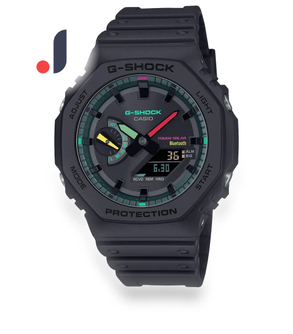 Multi Fluorescent Color Smartphone Link Solar Ana-Digi Watch — Men's Timepieces, G-SHOCK