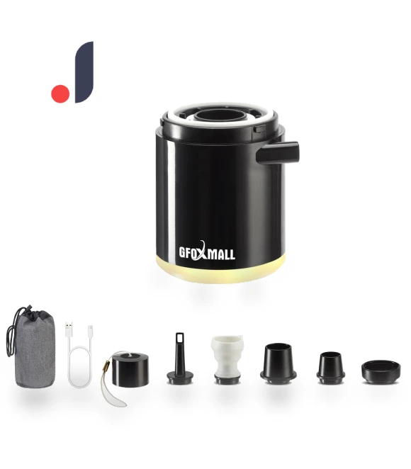 Portable Electric Air Pump with LED Light — Inflation Devices, GOALMART
