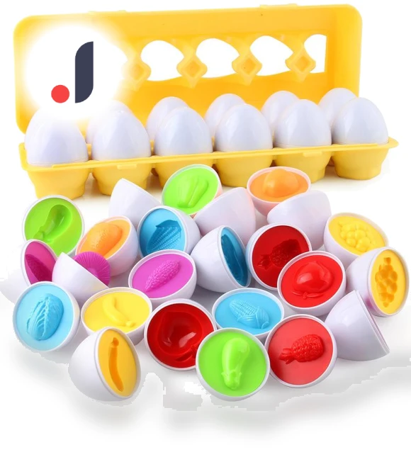 Smart Egg Pairing Twist Egg Shape Fruits And Vegetables — Shape Sorter & Stacking Games, Modern world22