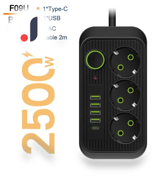 Smart Power Strip with USB Type C PD — Power Solutions & Surge Protection, LEHOTPIA CHUANG YI