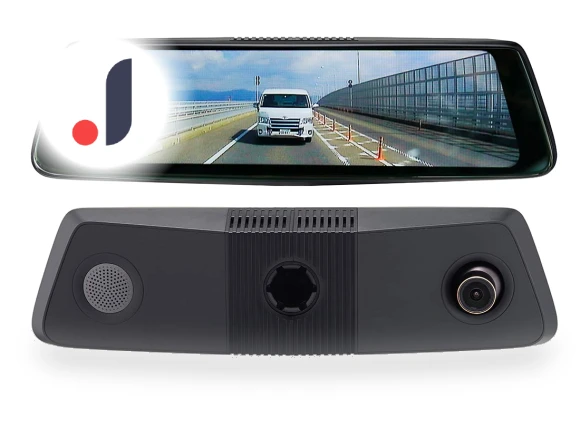 Smart Room Mirror with Front and Rear Drive Recorder — Rearview Video Systems, Zen-Japan Electronics
