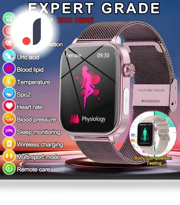 Smart Watch with ECG+PPG Monitoring — Wearable Accessories, ElectronicsHome
