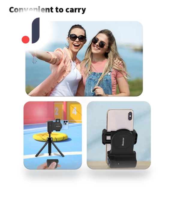 Smartphone Photography Camera Shutter Handle — Shutter Releases, AE Selection