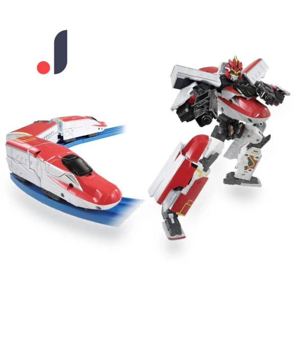 Transforming Robot Shinkansen Shinkalion Z E6 Komachi Red — Interactive Figures & Robots, Hidden Nest