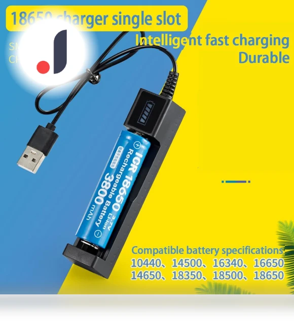 USB Smart Single Slot Charger with Indicator Light, Small Fan, Flashlight — Chargers, happy8