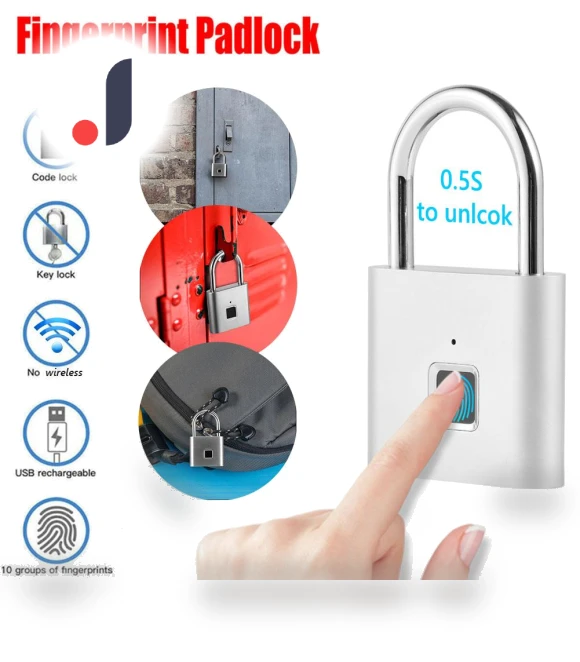 Waterproof Smart Fingerprint Door Lock — Luggage Locks, AE Selection