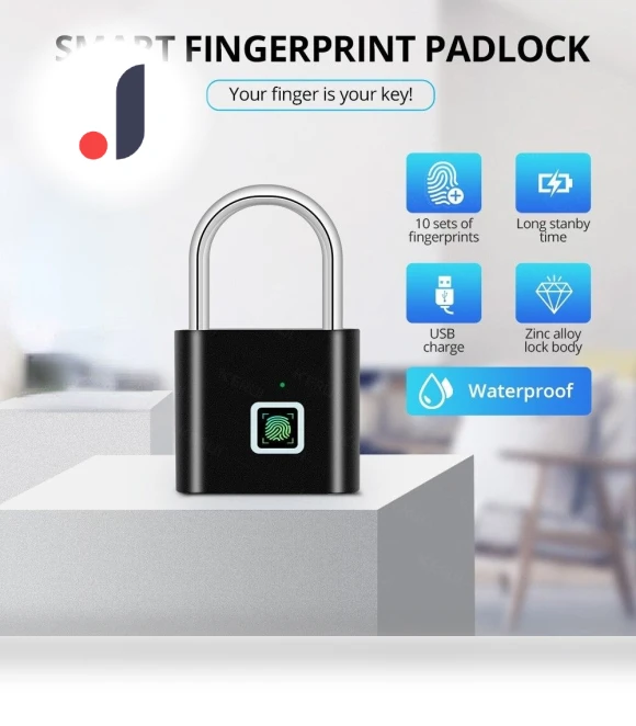 Waterproof Smart Hanging Lock — Smart Home Security, Jsite