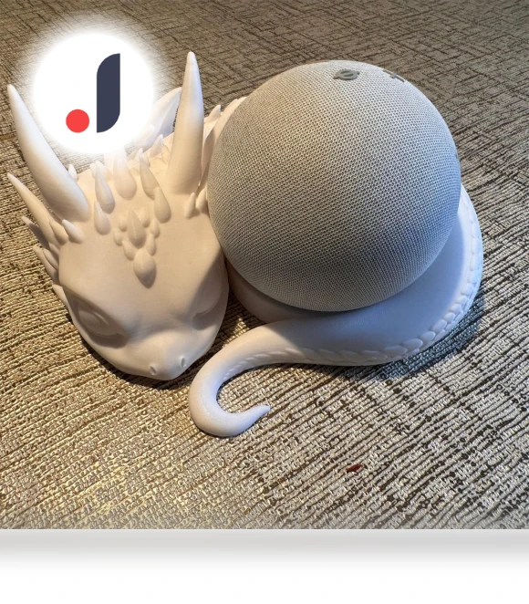 3D-printed holder for smart speaker and elegant desktop decoration — Stands, timoduizhang