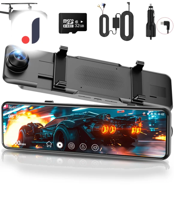 4K Dash Cam with Front and Rear View — Dashboard Cameras, MACHITO