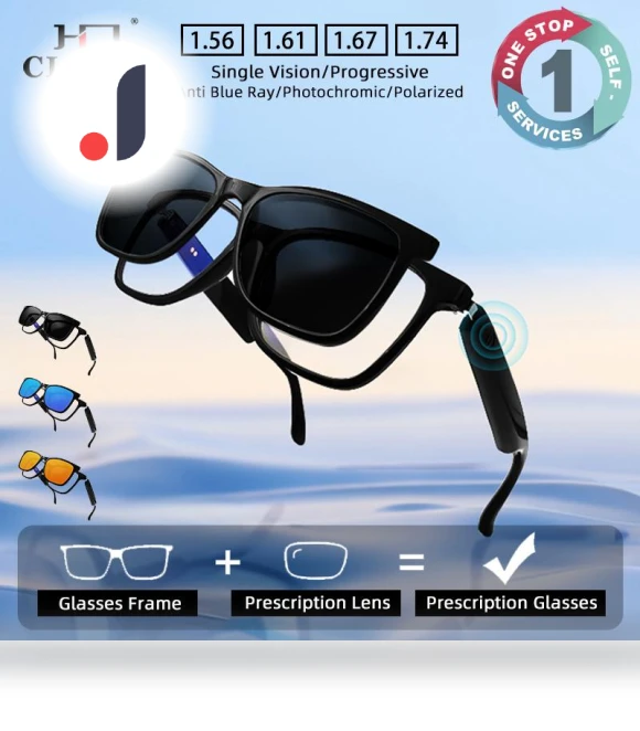 Bluetooth Smart Glasses for Vision Correction — Smart Glasses, Fashion Glasses M