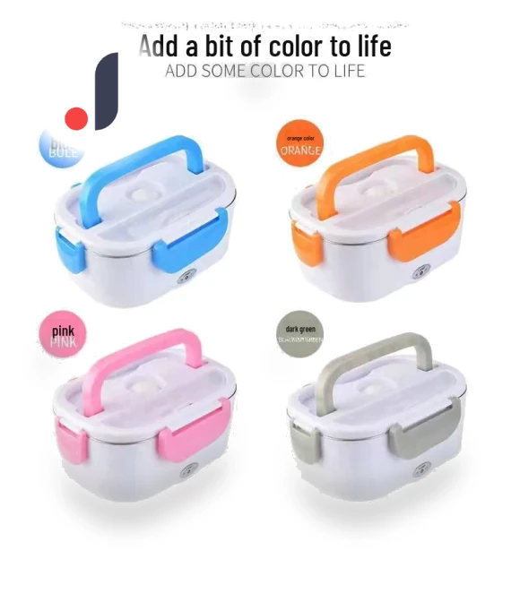 Electric Stainless Steel Bento Box with Smart Heating — Bento Boxes, Global Finds