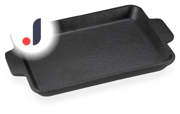 Iron Plate Cast Iron Grill Plate B5 Size with Kamado Smart Grill — Burners, CAPTAIN STAG