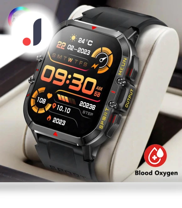 Military Health Monitor Smartwatch — Smartwatches, Tiktop2