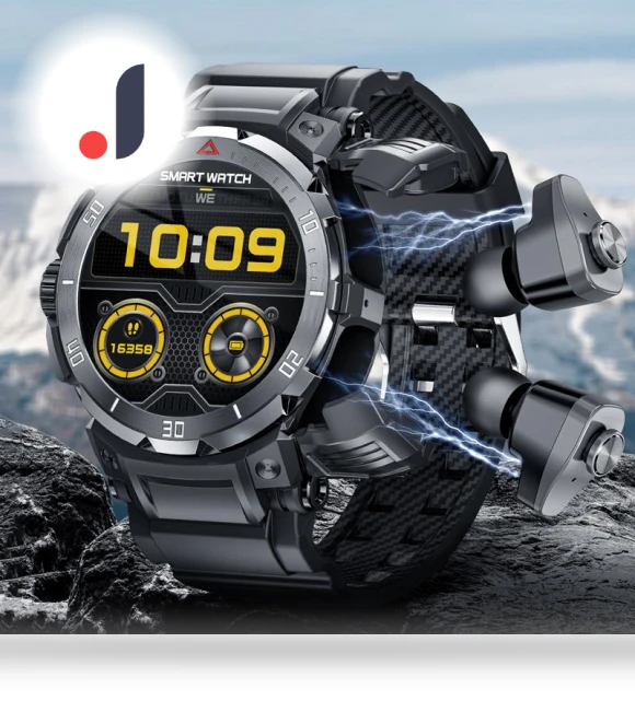 NFC Smartwatch with TWS Earbuds — Wearable Accessories, ElectronicsHome