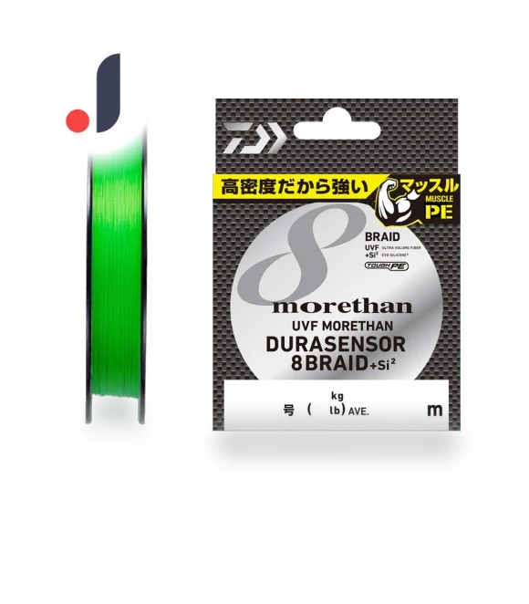 PE Line UVF Morethan DuraSensor 8 Braid — Braided, Daiwa