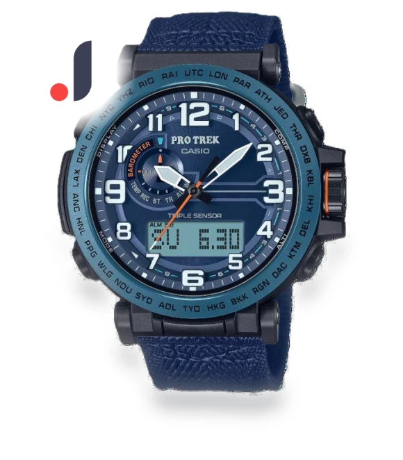 Pro Trek Series with Three Sensors, Compass for Climbing, Touchscreen, Solar — Sport Watches, Casio