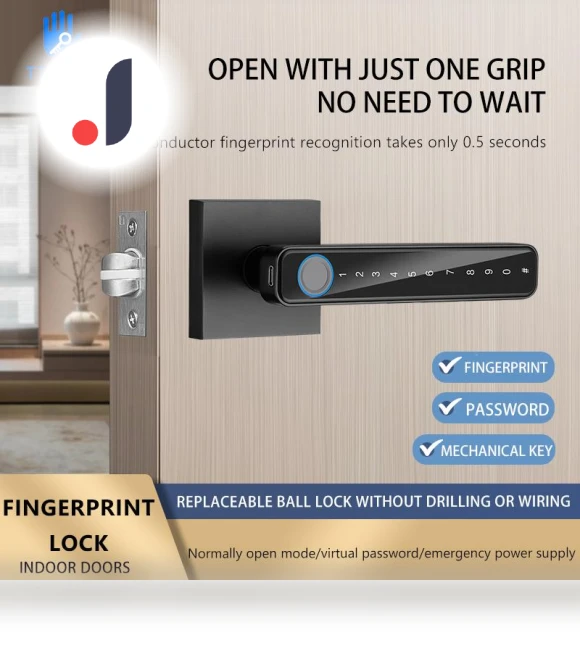 Smart Home Fingerprint Door Lock — Biometric Security, AE Selection