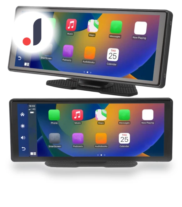 Wireless Touchscreen Carplay with Dashboard Panel — Stereo Receivers, Kayomart