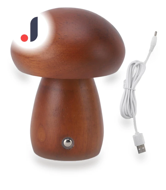 Wooden Mushroom Night Light — Night Lights, CosyHome