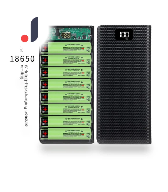 8-Element Battery Case 18650 DIY Power Bank Shell Kit — Battery Charger Cases, Smarter than future