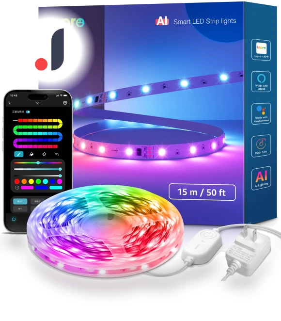 AI Generated Light LED Strip — LED Strips, Lepro