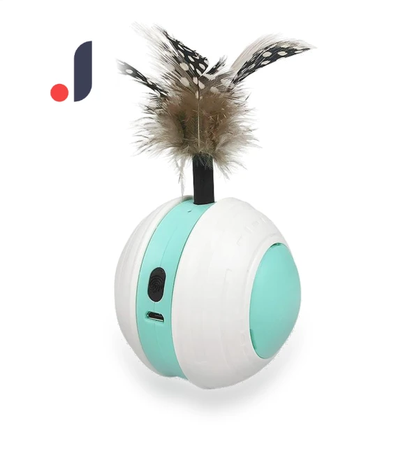 Automatically Moving Puzzle Ball Cat Teaser Toy — Cat Playthings, Smart Pet Supplies