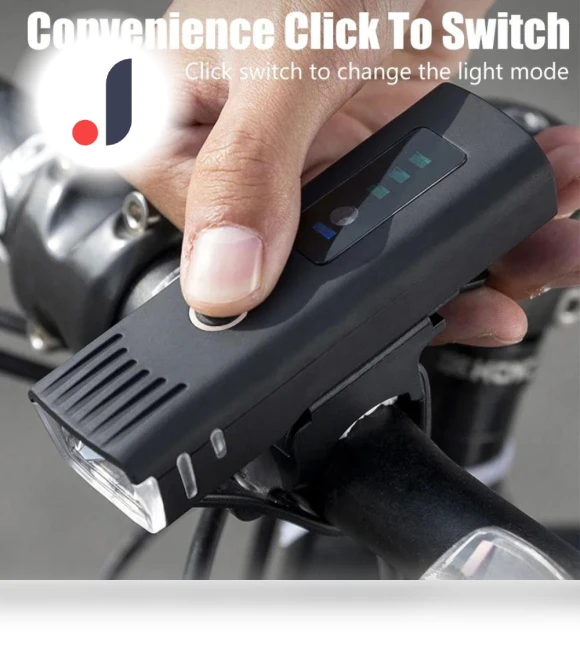 Bicycle LED Front Light with USB Rechargeable Smart Sensor and Rear Light — Bike Headlights, Wedding decoration