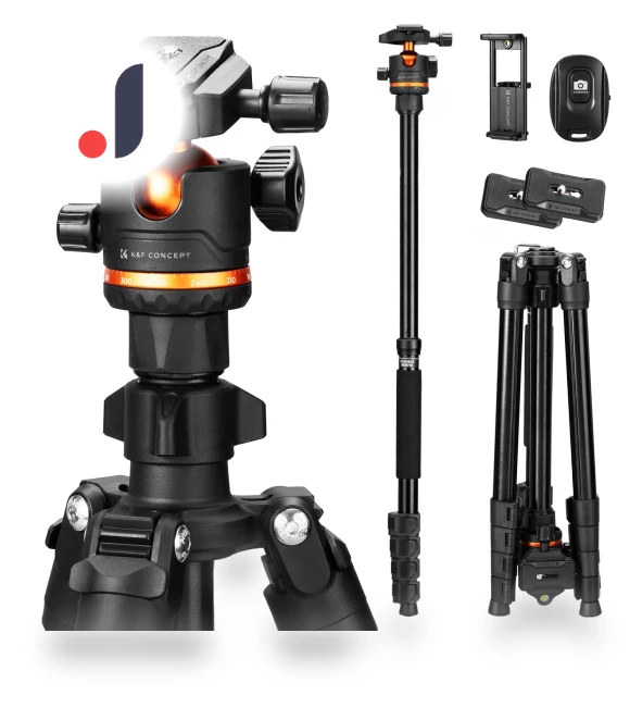 Compact Travel Tripod — Camera Supports, K&F Concept
