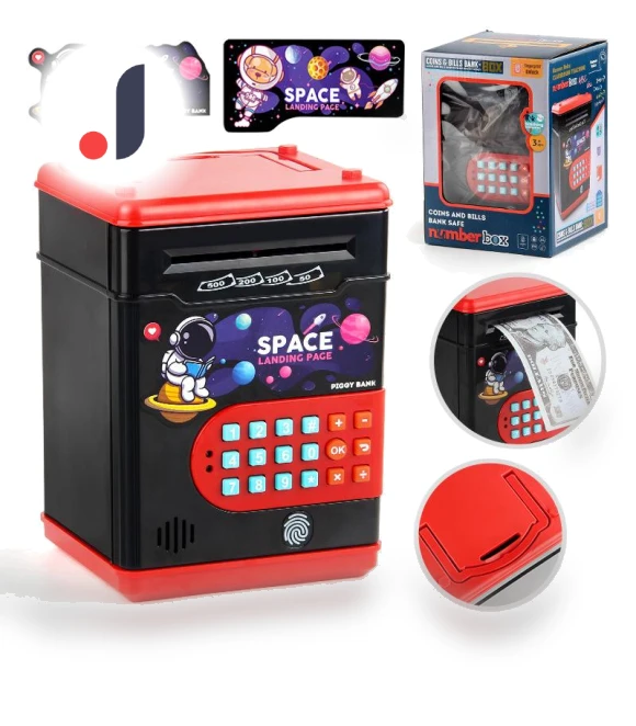 Intelligent Sensor Fingerprint Password Box Piggy Bank — Savings & Piggy Banks, TK Toys