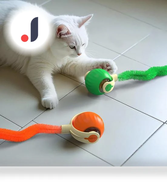 Interactive Cat Toy Ball — Cat Playthings, Love Pet House