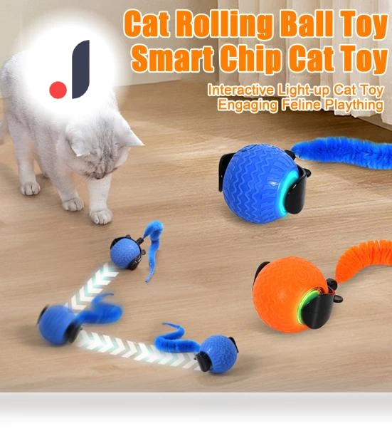 Interactive Cat Toy Rolling Ball — Cat Playthings, I love My Pet