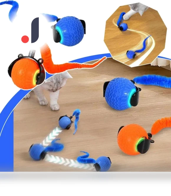 Interactive Smart Ball for Pets — Interactive Animal Companions, Jiaqiinfee