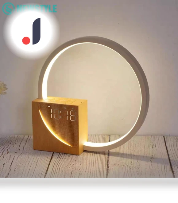 LED Night Light with Alarm — Sleep Soothers, Modern Home Furnishing
