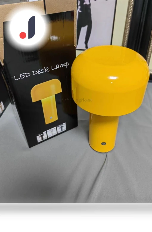 Mushroom Table Lamp with Charging — Desk & Table Lighting, Sunny Spaces