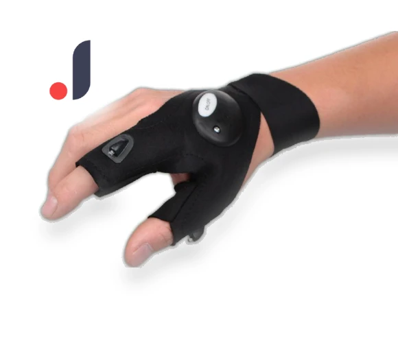 Night Fishing Gloves with LED Lighting — Gloves, AI Supermarket