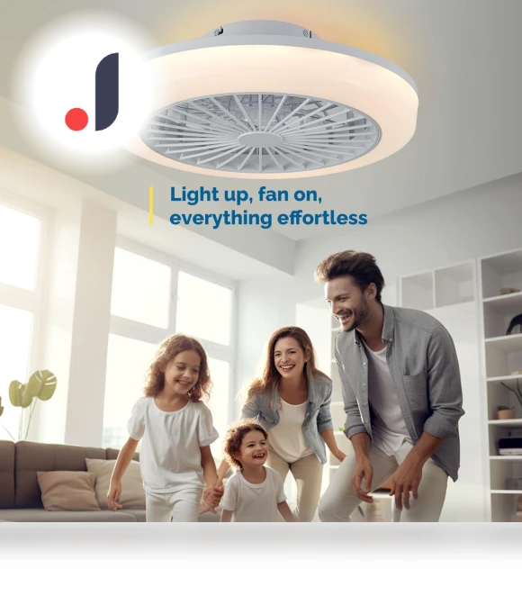 Smart Ceiling Fan with Light — Ceiling Fans & Accessories, Seahorse Home