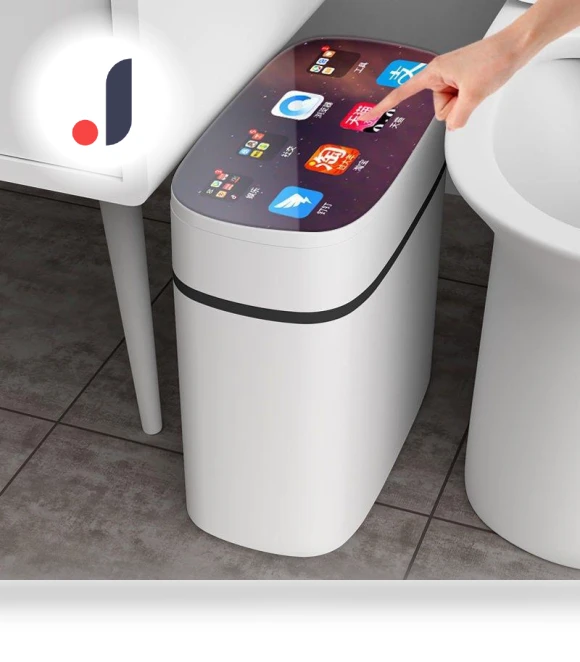 Smart Deodorizing Induction Trash Can — Kitchen Cans, StrideBox